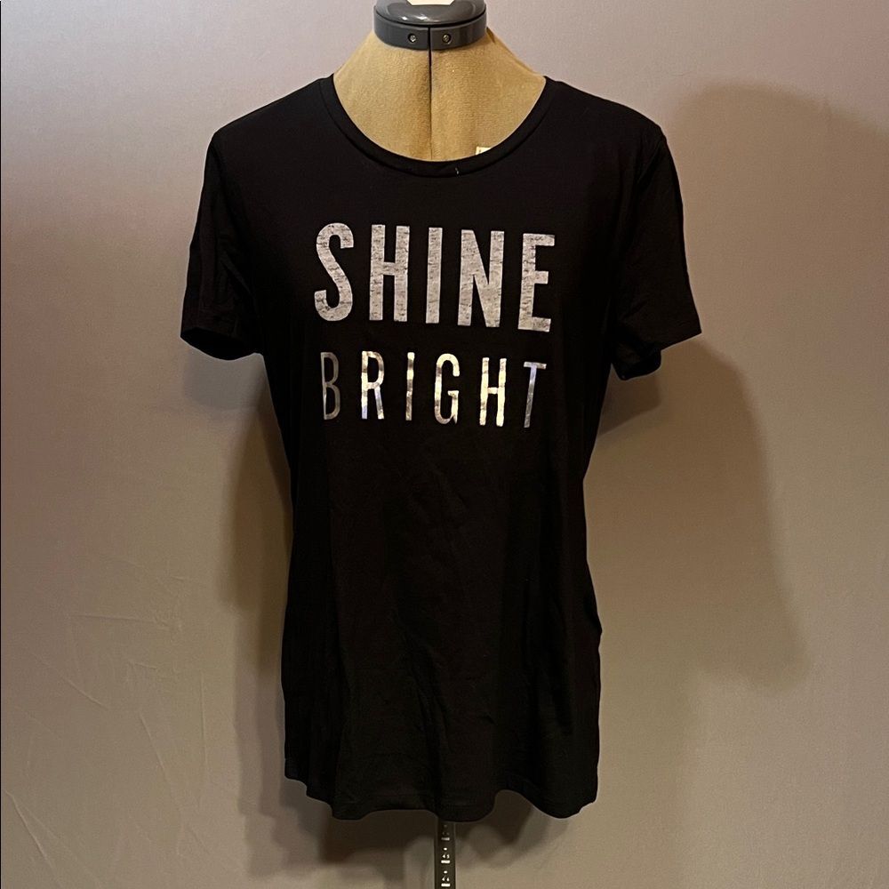 🔥 4 FOR $15 Item🔥Old Navy Black Shine Bright Tee